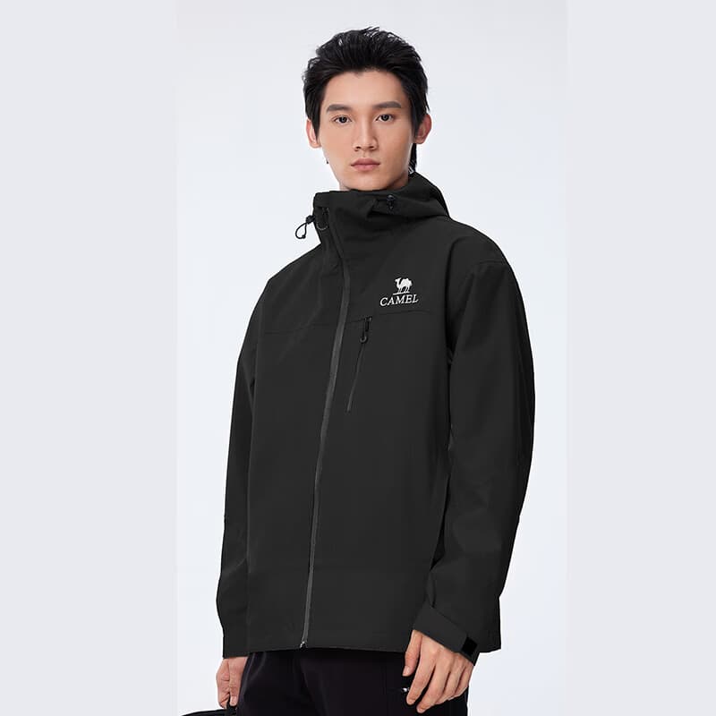 骆驼【三防】女装冲锋衣外套年夏季新款男女拼色防水防风夹克