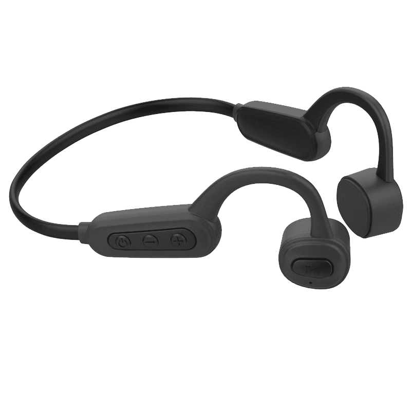 焦动（JAZZ DAWN） K8 骨传导蓝牙耳机 游泳跑步长续航开放式耳机 无线蓝牙防水不入耳运动耳机 黑色