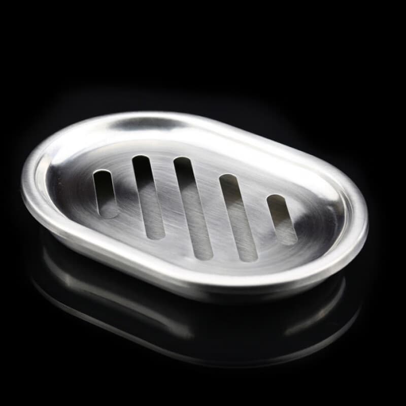 304不锈钢肥皂盒 304不锈钢肥皂盒创意家居香皂盘肥皂盘时尚家的 条码款