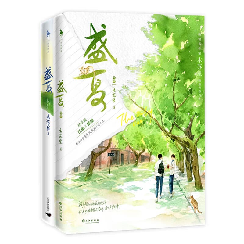 图书盛夏小说全套书籍木苏里 盛夏序章1+2白马时光 某某 盛夏小说全两册