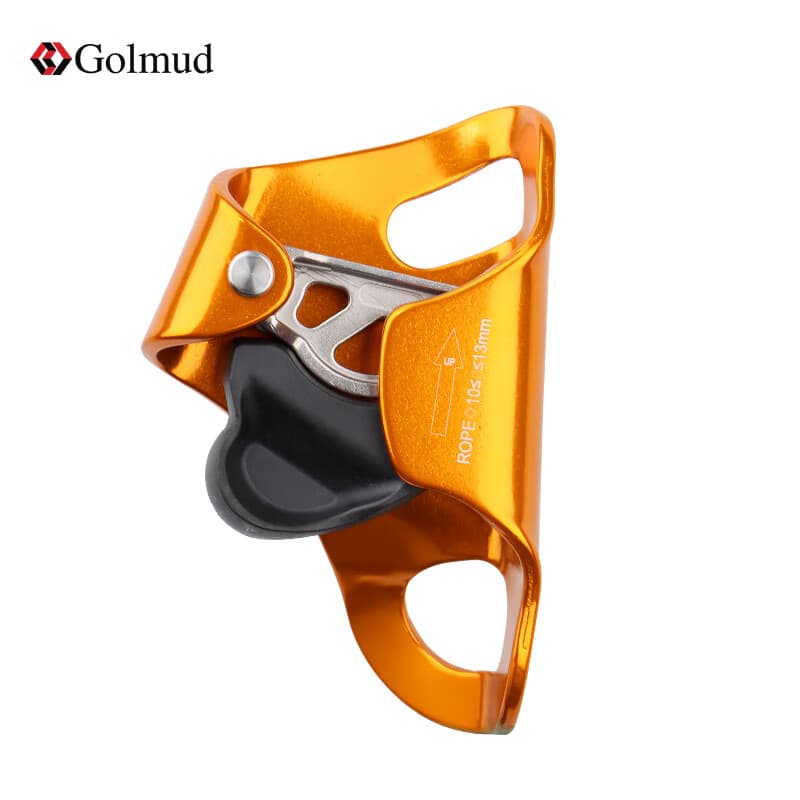 哥尔姆 胸式上升器 户外登山攀岩拓展探洞装备 攀爬器爬绳器 GM926 【GM926】金色-胸式上升器