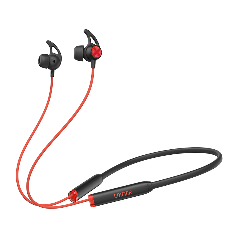 漫步者BH8 运动蓝牙耳机颈挂式 挂脖式运动跑步音乐蓝牙耳机 BH8 黑红