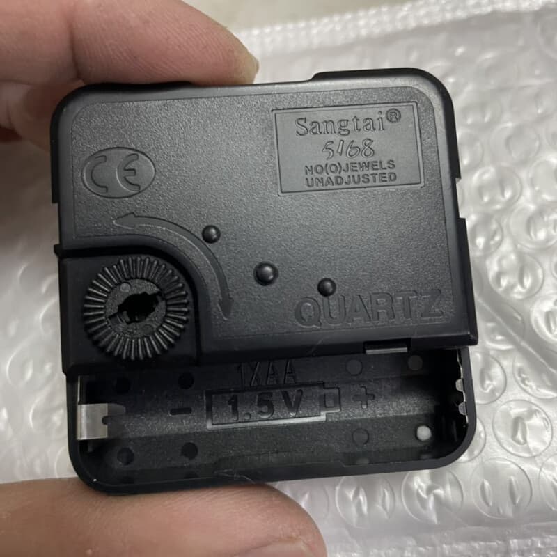 石英钟机芯扫描挂钟机芯十字绣钟表芯配件石英钟表机芯 5只送电池