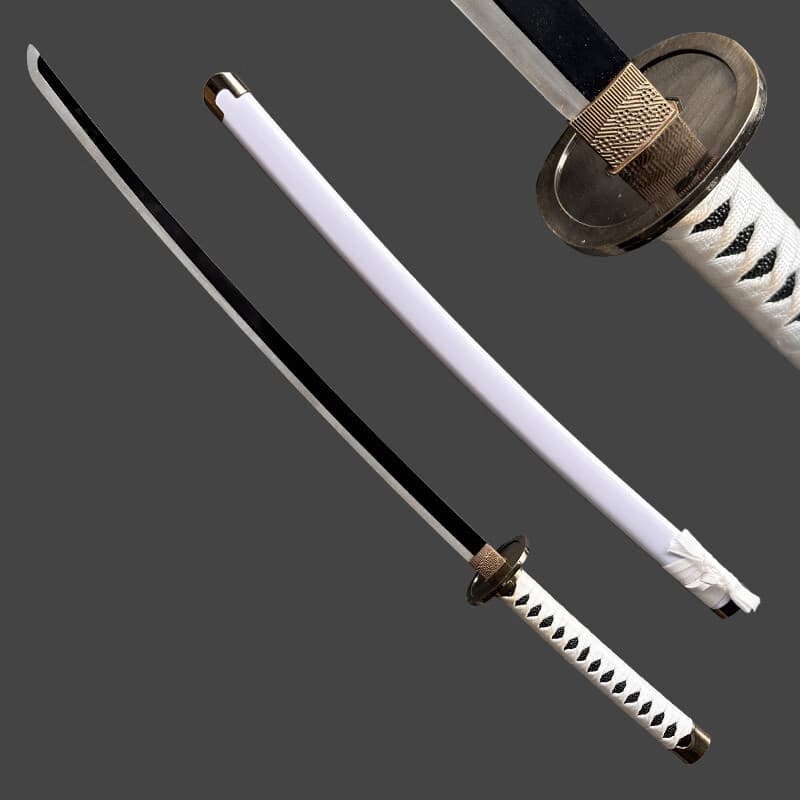 海贼王索隆三刀金属武器模型道具刀武士刃木刀动漫cos刀剑未开刃 和道一文字 收藏款+刀架