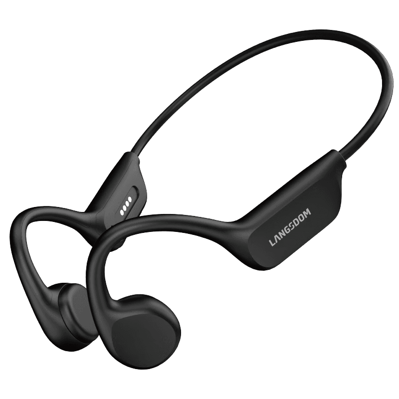兰士顿 骨传导耳机 蓝牙耳机运动跑步无线不入耳挂耳式 蓝牙耳机 BE17黑色
