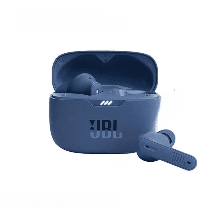 JBL华强北新款T230NC TWS无线蓝牙耳机入耳式降噪运动防水运动音乐耳塞 蓝色