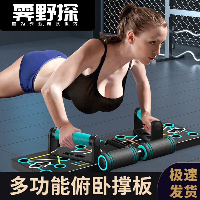 活力克斯德国俯卧撑训练板多功能支架练胸腹肌辅助器室内家用健身神器 【入门款】多功能俯卧撑板