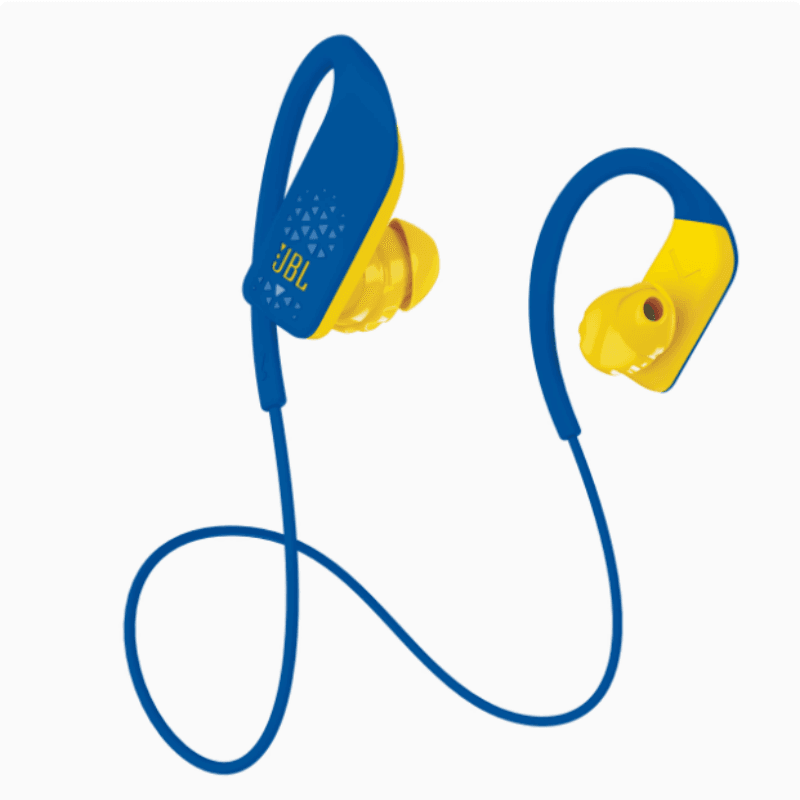 JBL运动蓝牙耳机无线跑步入耳式重低音触摸控制蓝牙耳机 蓝色 型号GRIP 500