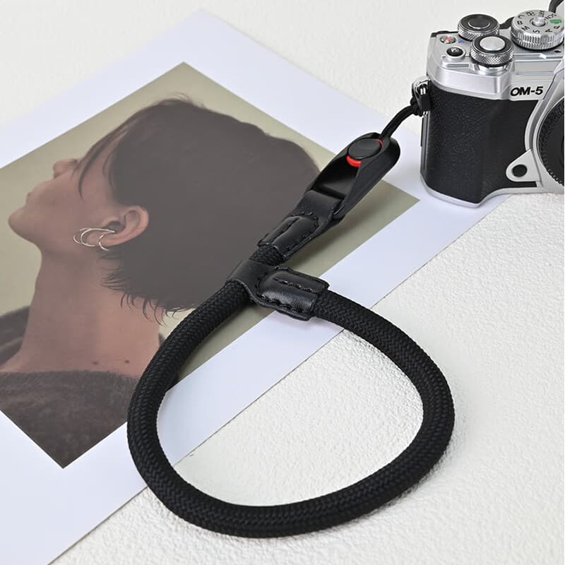 LZQLY适用于相机手腕带快拆微单手绳单反挂绳适用索尼佳能富士相机配件 【快拆手绳_】黑色