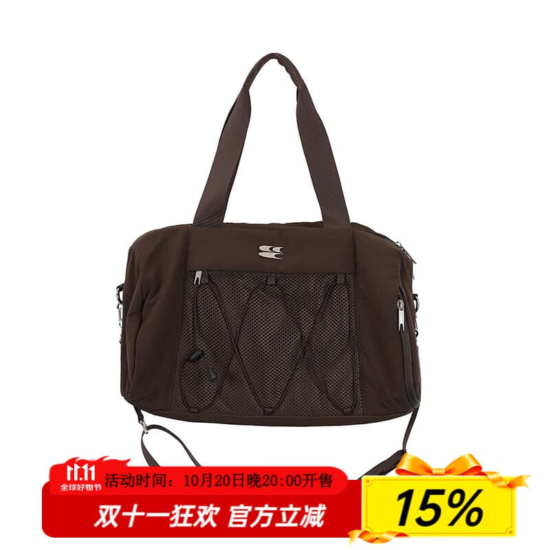 Crying center 哭喊中心 三色小号健身运动包  摩卡棕