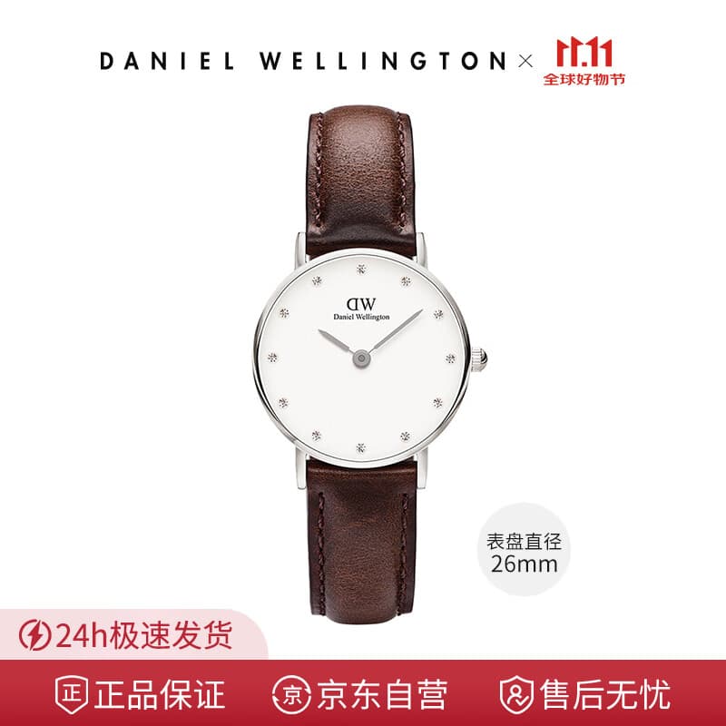 丹尼尔惠灵顿进口DW手表腕表女时尚潮流指针式七夕情人节送女友 0923DW