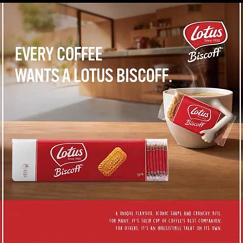 和情比利时lotus缤咖时焦糖饼干进口网红零食小吃进口休闲食品 312.5g独立包装50片*1包饼干