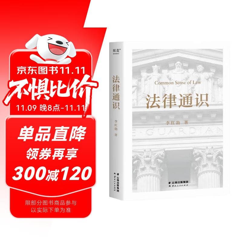 法律通识（罗翔推荐，18堂法学启蒙课，提高逻辑力、思考力、判断力）