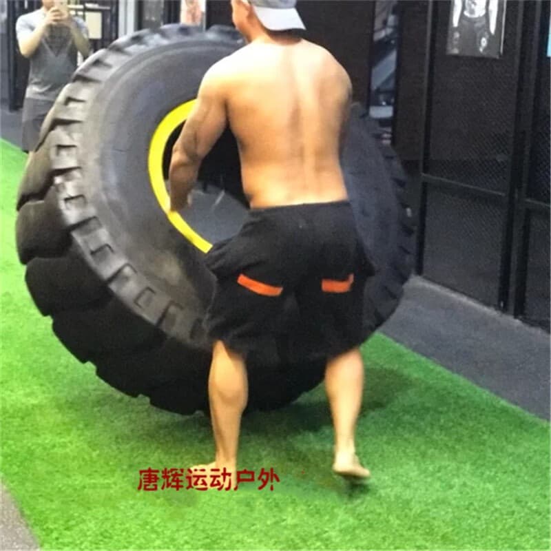 健身轮胎体能训练健身大轮胎健身房用轮胎训练爆发力锤砸翻转轮胎