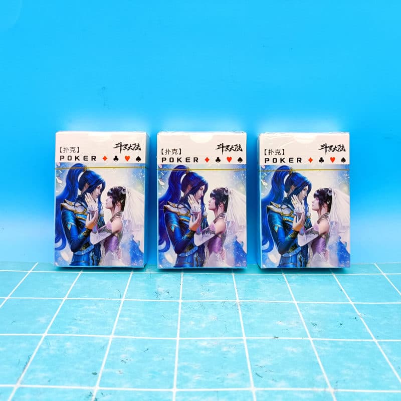 斗罗大陆动漫扑克牌 动漫周边卡通高颜值卡片创意精美唐三小舞的 POKER-1-4斗罗大陆扑克牌-3副