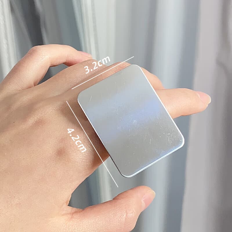 粉底调色板化妆工具调液膏戒指小托盘美妆师上妆油彩底盘莉莉彩妆 仙姆戒指调'色板 Sa'm款 1支